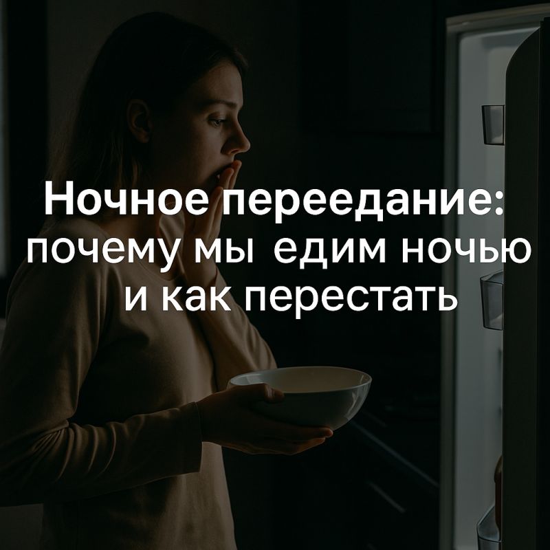 Ночное переедание: кто виноват и как с этим бороться?