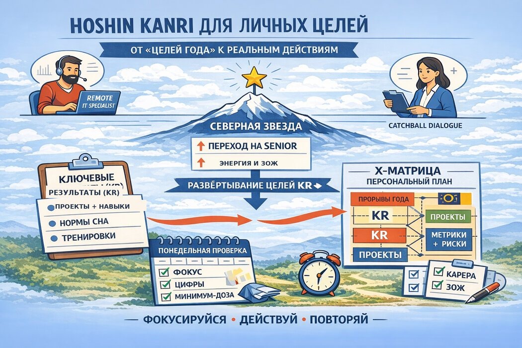 Как метод Hoshin Kanri помогает эффективно планировать